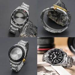 Men's Watch Case and Bracele Strap Fit SPB185/187 Diver Watch Seiko NH35 NH36 Automatic Movement 200M Waterproof Sapphire Glass