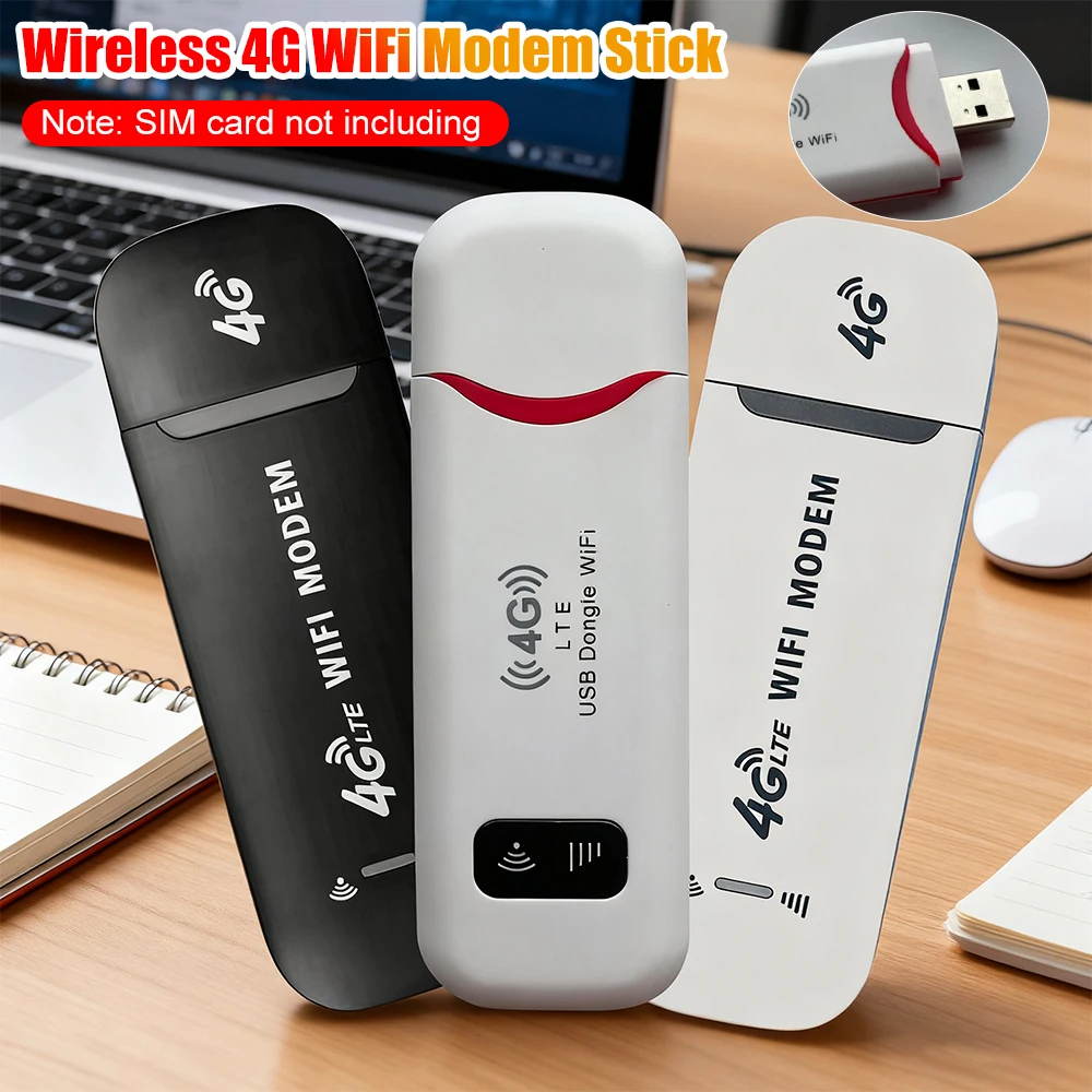 

1PCS Wireless 4G Modem Stick Portable Pocket WiFi Router USB Dongle SIM Network Card Adapter 150Mbps Usb Dongles For Home Office
