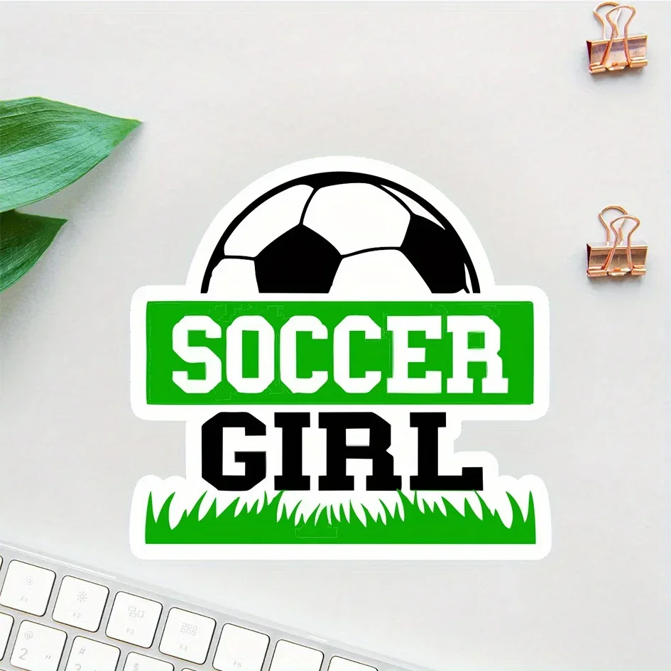 

1 комплект стильной автомобильной наклейки «Футбольная девушка», футбольная тематическая наклейка для автомобилей, крутой аксессуар для добавления спортивного стиля для вашего автомобиля