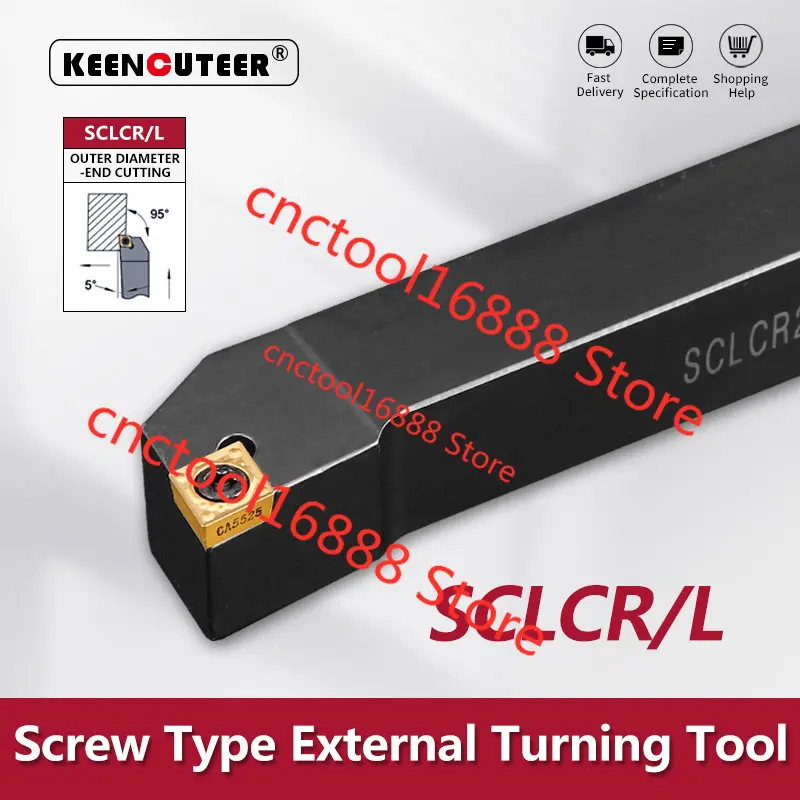 SCLCR0808/1010/1212/1616/2020/2525 External turning tool SCLCR SCLCL Lathe bar Holder CNC Cutting Cutter