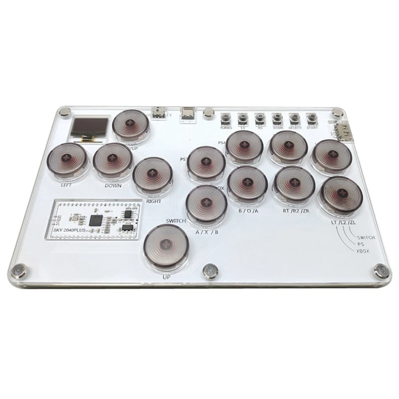

FORW-SKY2040PLUS 13-Key Arcade Game Controller Hitbox Street Fighter Controller Rodless Game Combat Stick Mechanical Button