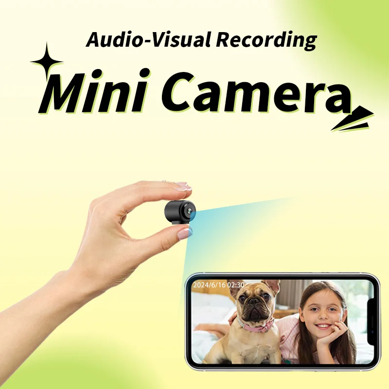 2024 New Mini Camera 1080P HD WiFi Camera Baby Monitor Night Vision Motion Detect IP Camera Wireless Security Video Camera