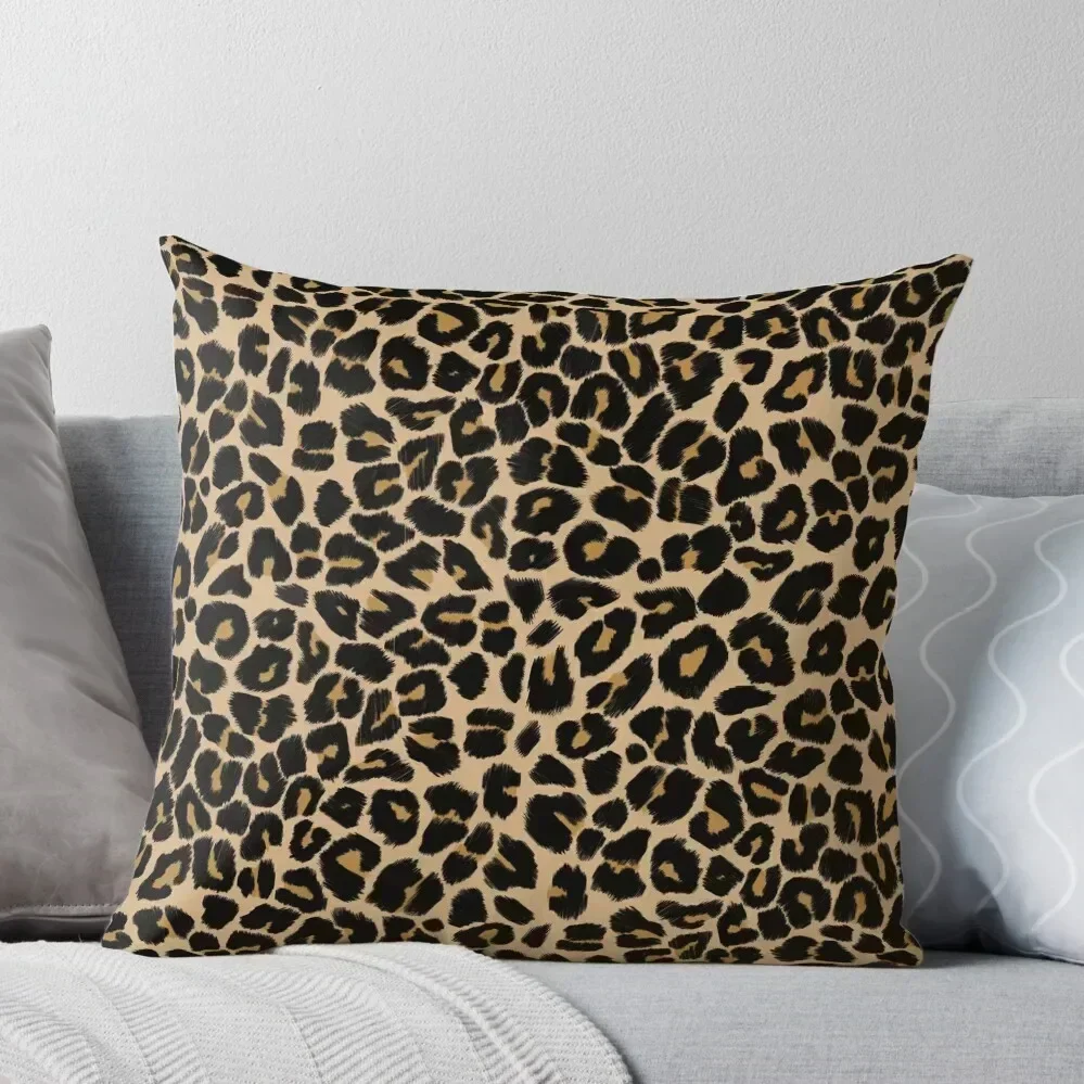 

Leopard Print Traditional Colours Throw Pillow Marble Cushion Cover Anime Custom Cushion Photo Sofa Pillow Cover pillow