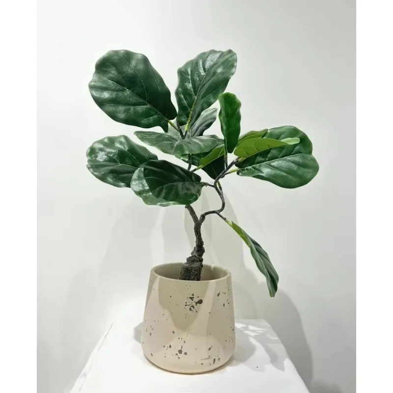 Lifelike Cheap Artificial Bonsai Plant Simulation Pot Green Plant Artificial Small Bonsai Lemon Spray