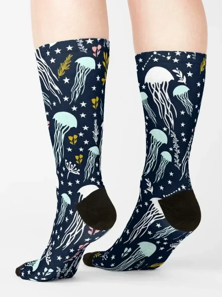 Cute Jellyfish Socks anime christmas gift kids fashionable Socks For Men Women's