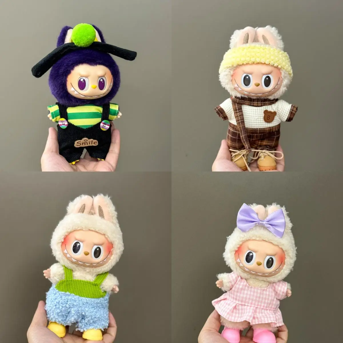 

Комплект одежды для кукол с героями мультфильмов 17см для Labubu 1.0 2.0 3.0 (без куклы)