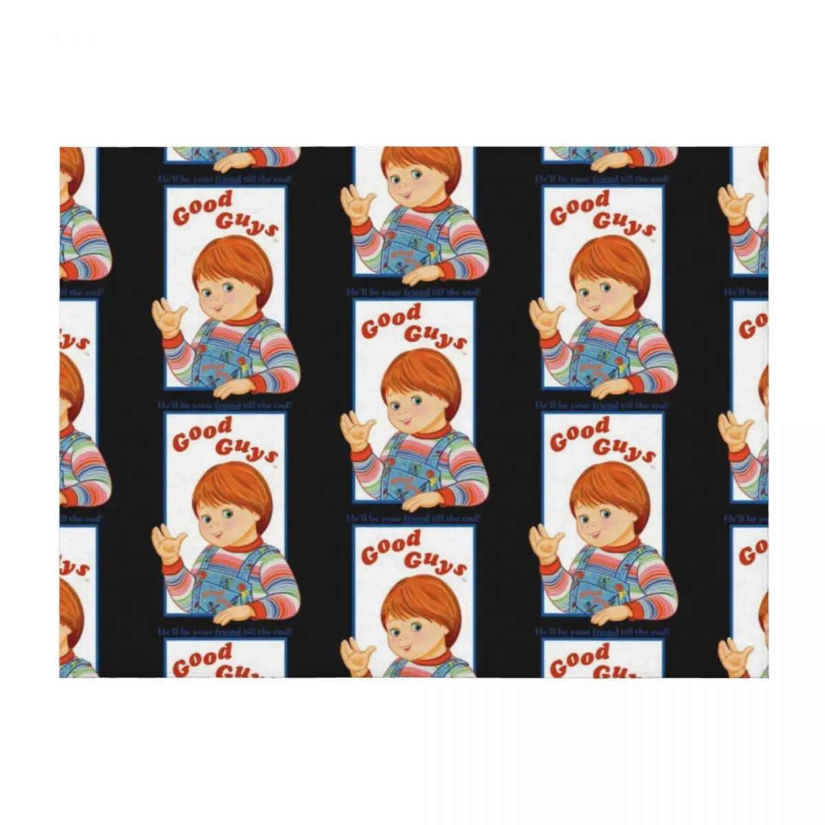 

Childs Play - Good Guys - Chucky T-Shirt Throw Blanket Summer Beddings Luxury Brand cosplay anime Shaggy Blankets