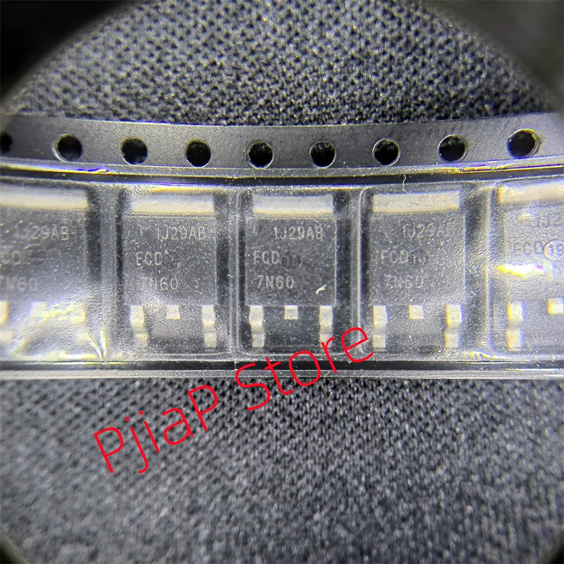 5pcs 100% new original    7N60 FCD7N60 TO-252 Nchannel MOSFET 7A 600V