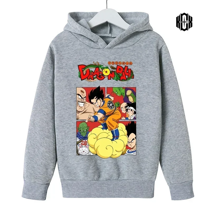 

Dragon Ball Hoodie Children's Sweatshirts For Boys And Girls Fashion Loose Long-sleeved Spring And Autumn Wukong Hoodie Pullover