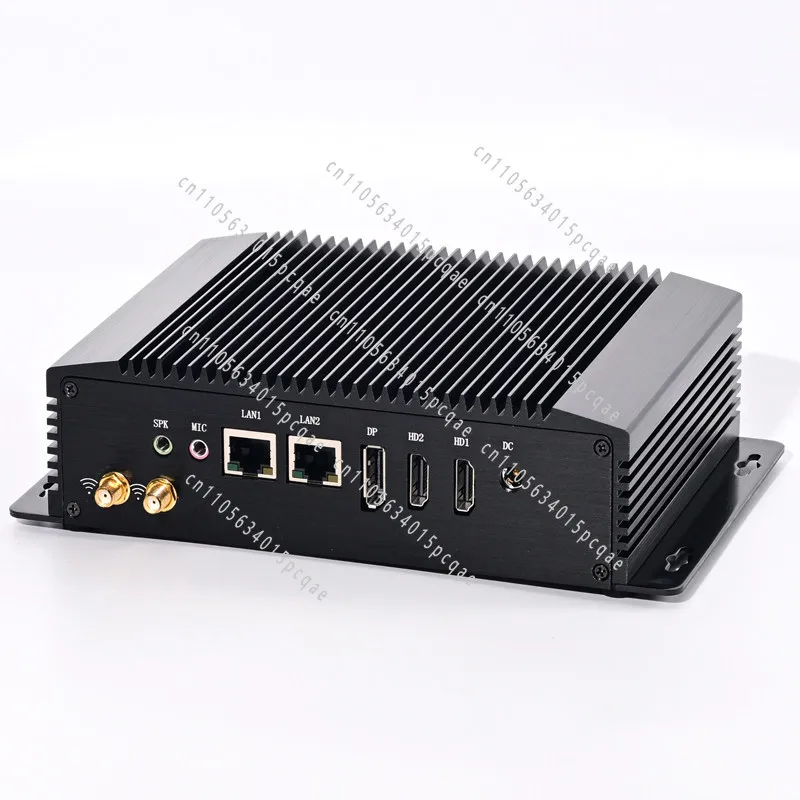 12th Generation N100 Low Power Industrial Computer Dual Network Port Mini Computer Fanless Silent Host HT590