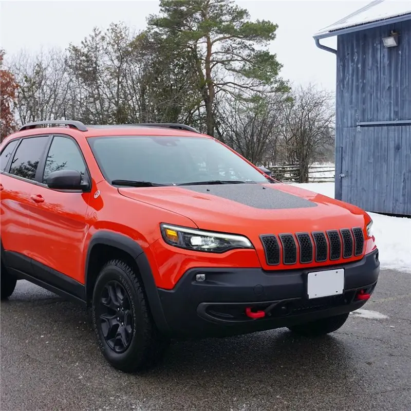 Picture 6: Accessories For Jeep Cherokee KL 2019-2023 Front Tow Hook Bezel Cover 6KG13TZZAA 6KG14TZZAA