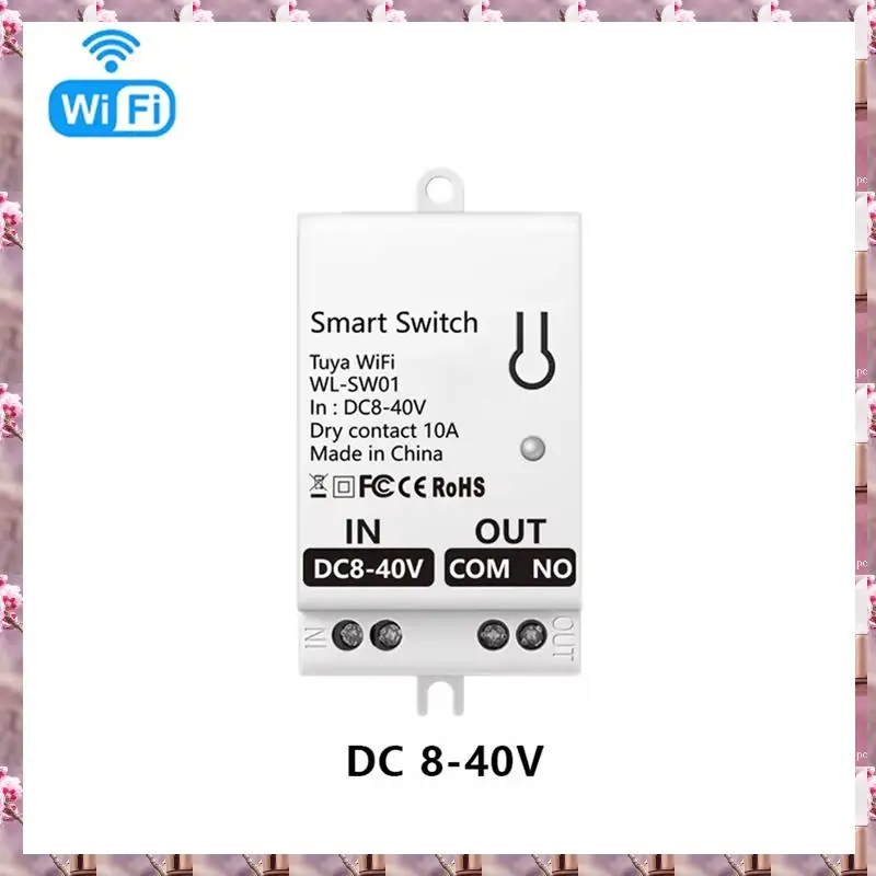 2025 Tuyaสมาร์ทWifi Dry Contactโมดูลสวิทช์ 10A Home Universal DIY Breakerรีเลย์ทํางานร่วมกับSmart Life Alexa,Tuyaสมาร์ทWifi D