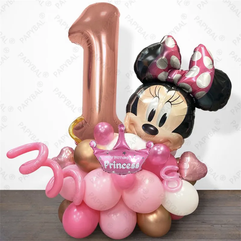 Воздушные шары из алюминиевой фольги в форме головы Минни-Маус