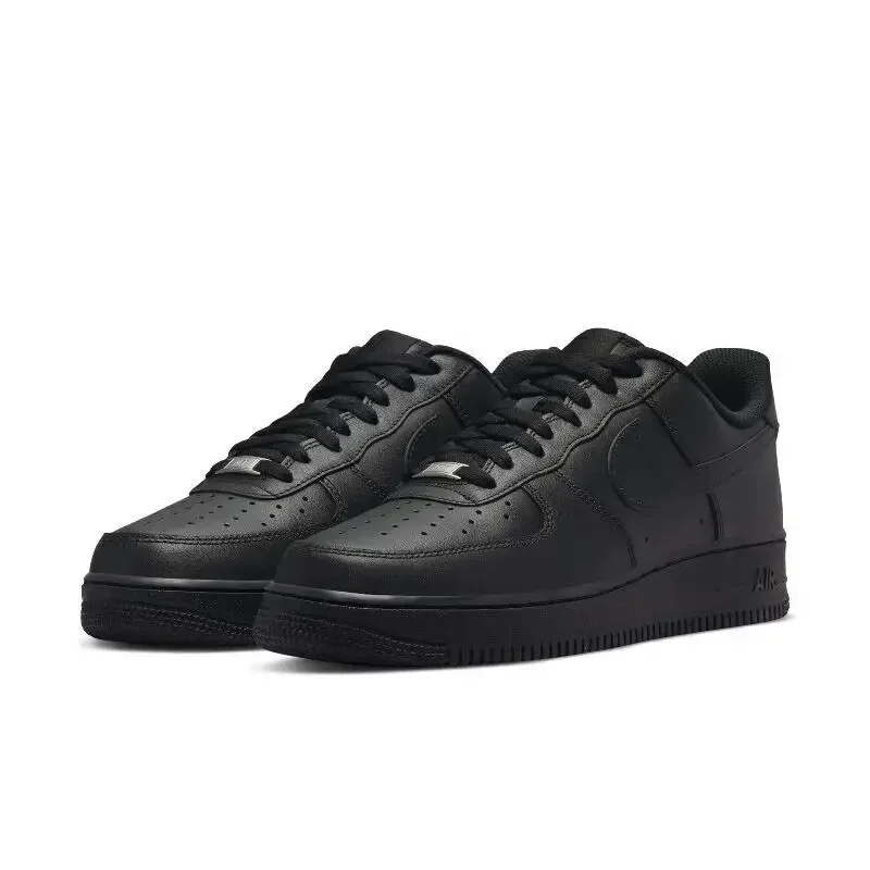 Nike Air Force 1 Low Men sneakers Comfortable and hardwearing casual shoes Classic Versatile Fashion sneaker Cushioning black