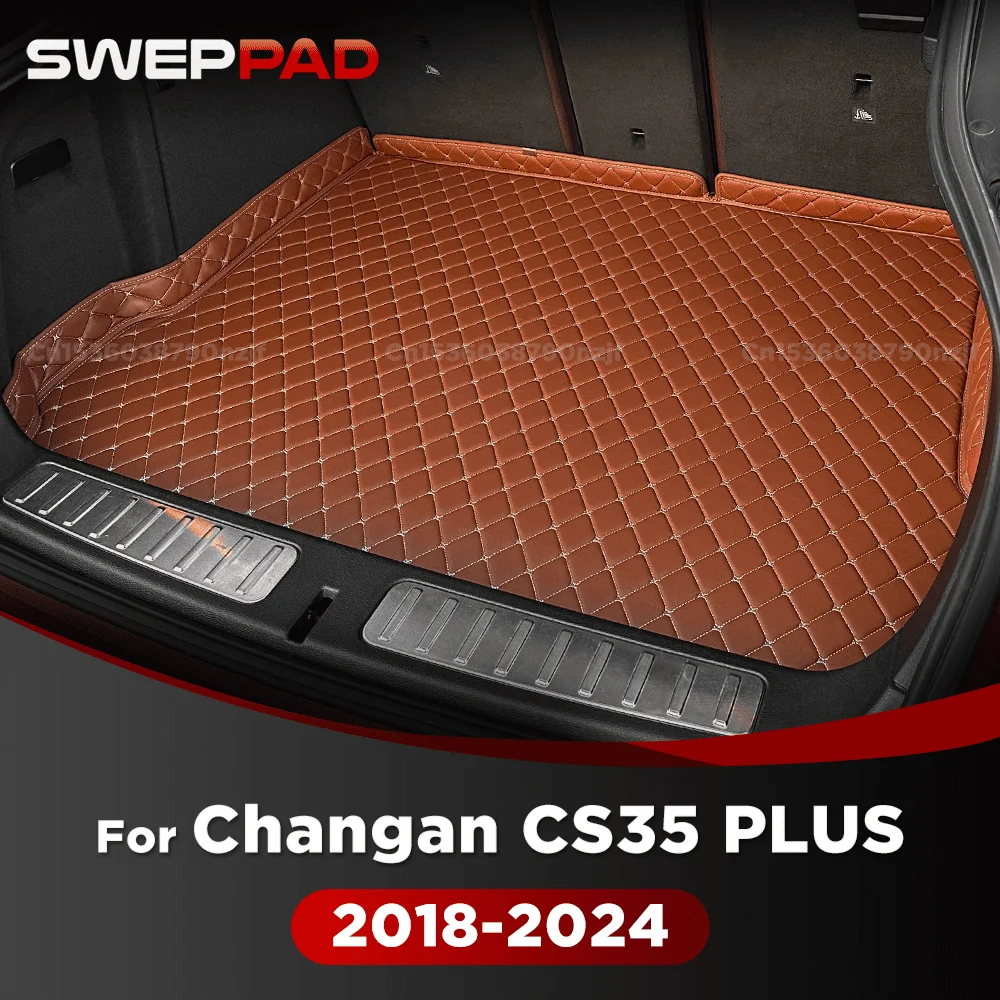 

For Changan CS35 PLUS 2018-2024 23 22 21 20 19 3D Car Trunk Mat Cargo Liner Carpet Interior Accessories Cover