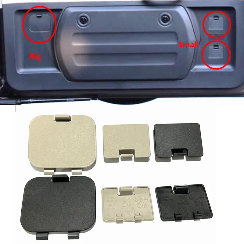 

Крышка вилки задней двери, декоративная крышка, подходит для Mitsubishi Pajero V73W V93W V97W Grandi NA4W Outlander GF7W GF8, модификация.