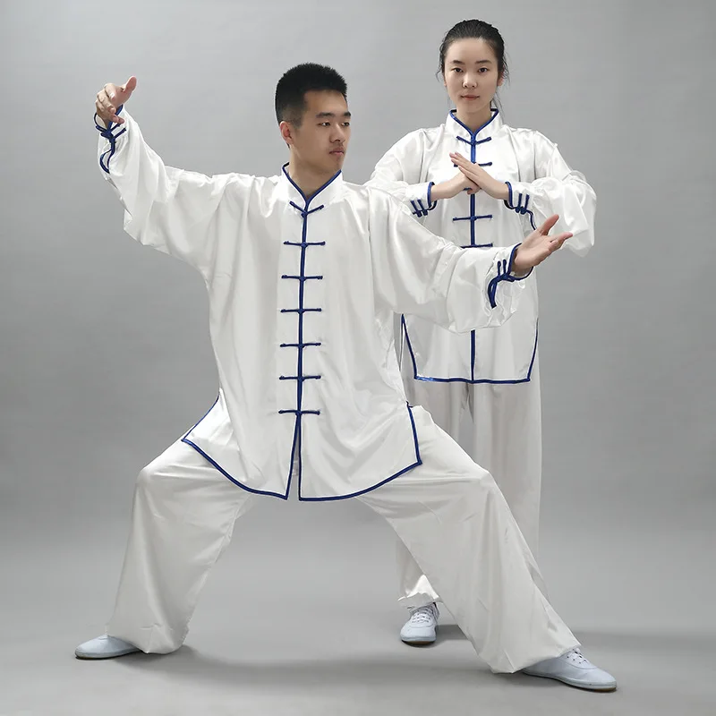 Solredo disfraz de ejercicio de la mañana, uniforme de TaiChi, ropa china Wushu, vestido