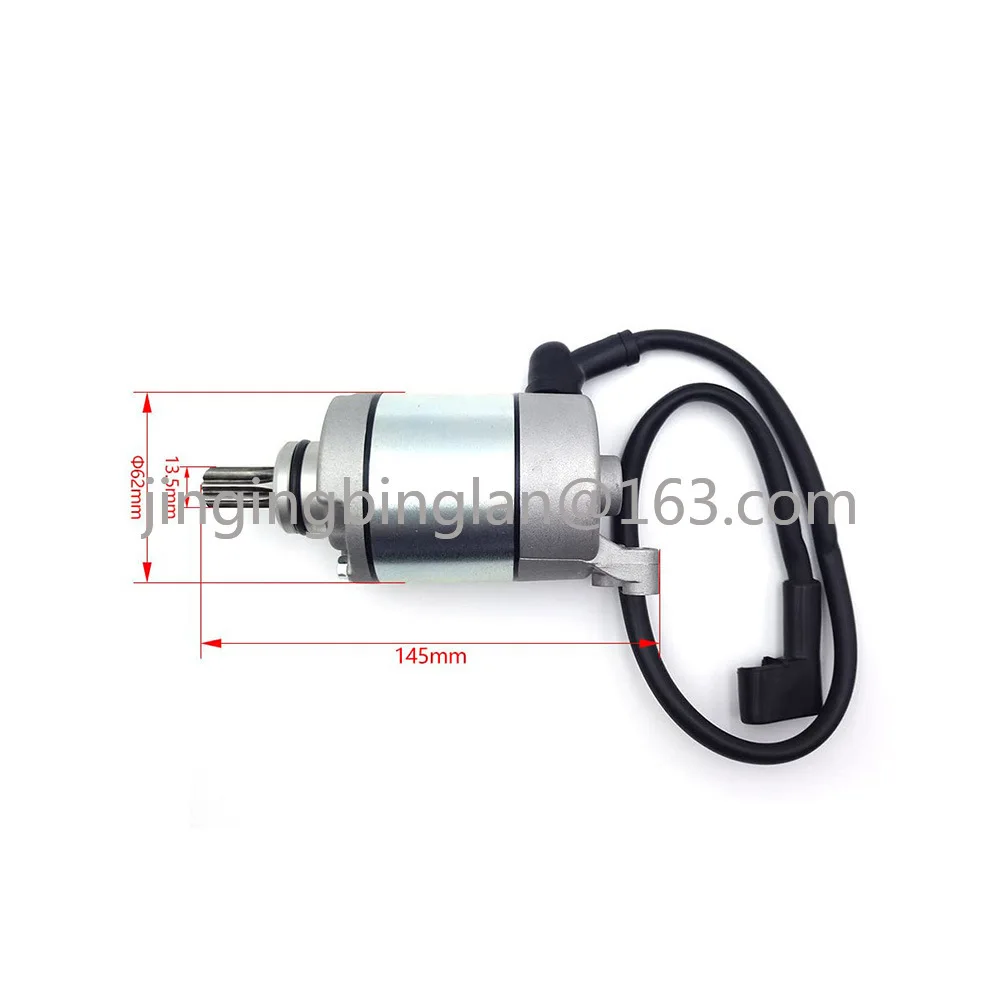 Starter motor, starter motor for Zongshen NC250 ZONGSHEN KAYO K6 BSE J5 RX3