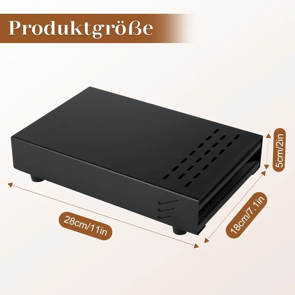 

Accessories Box Coffee Off Knock Steel Stainless Drawer, Brewing Off Knock Detachable Container, Off Knock Grounds Coffee Black