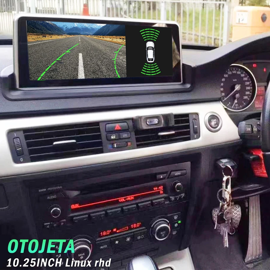 Rhd 10.25inch For BMW 3 Series E90 E91 E92 2004-2011 Carplay Android Auto Screen Car Video Vi Link Multimedia Carplay Linux