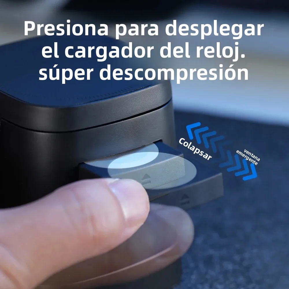 Cargador inalámbrico magnético 3 en 1 para iPhone 17 16 15 14 13 12 estación de carga rápida para Apple Watch 10 9 8 7 6 5 Airpods 2 3 Pro