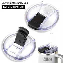Sealing Bottle Cover Splash Spill Proof Plain Plastic Replacement Lids for  Tumbler Cup with Handle Themos Cup Lid