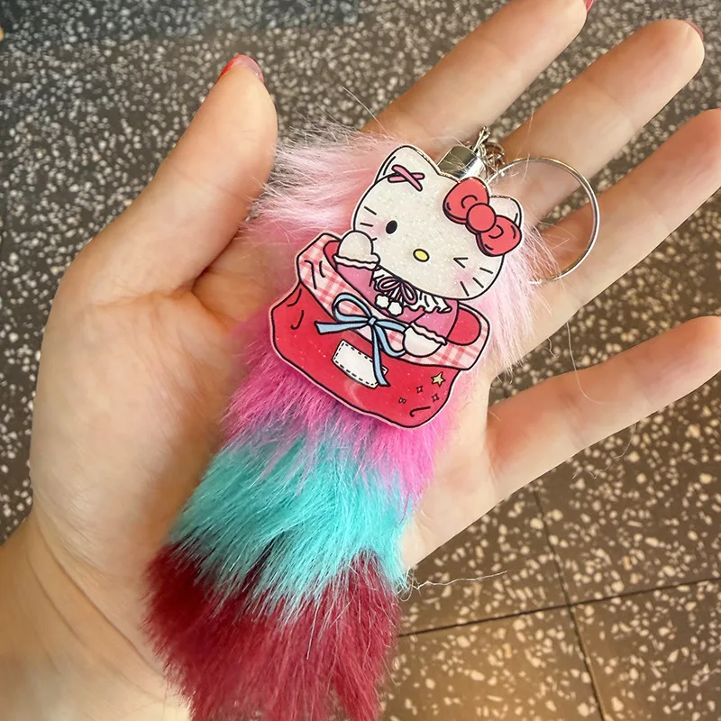 1/20 stücke Neue Nette Cartoon Hallo Kitty Auto Schwanz Tasche Anhänger Bunte Zubehör Schöne Spielzeug Figur Sammeln Artikel für Fans