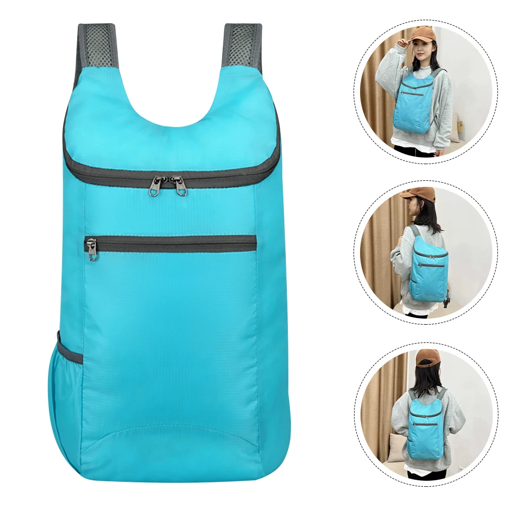 

Waterproof Backpack Outdoor Foldable Lightweight Travel Backpack Large Capacity For Camping Hiking Running Storage Smartphone