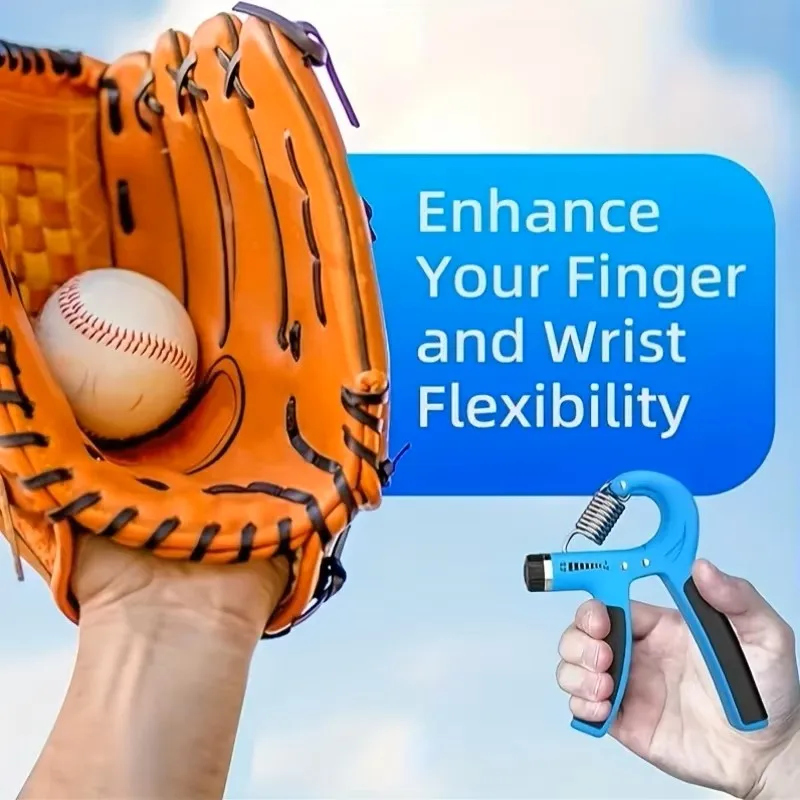 Hand Grip Strengthener Adjustable Resistance Men and Women Finger Massager Expander Workout Strength Muscle Wrist Gym Equipment image 5