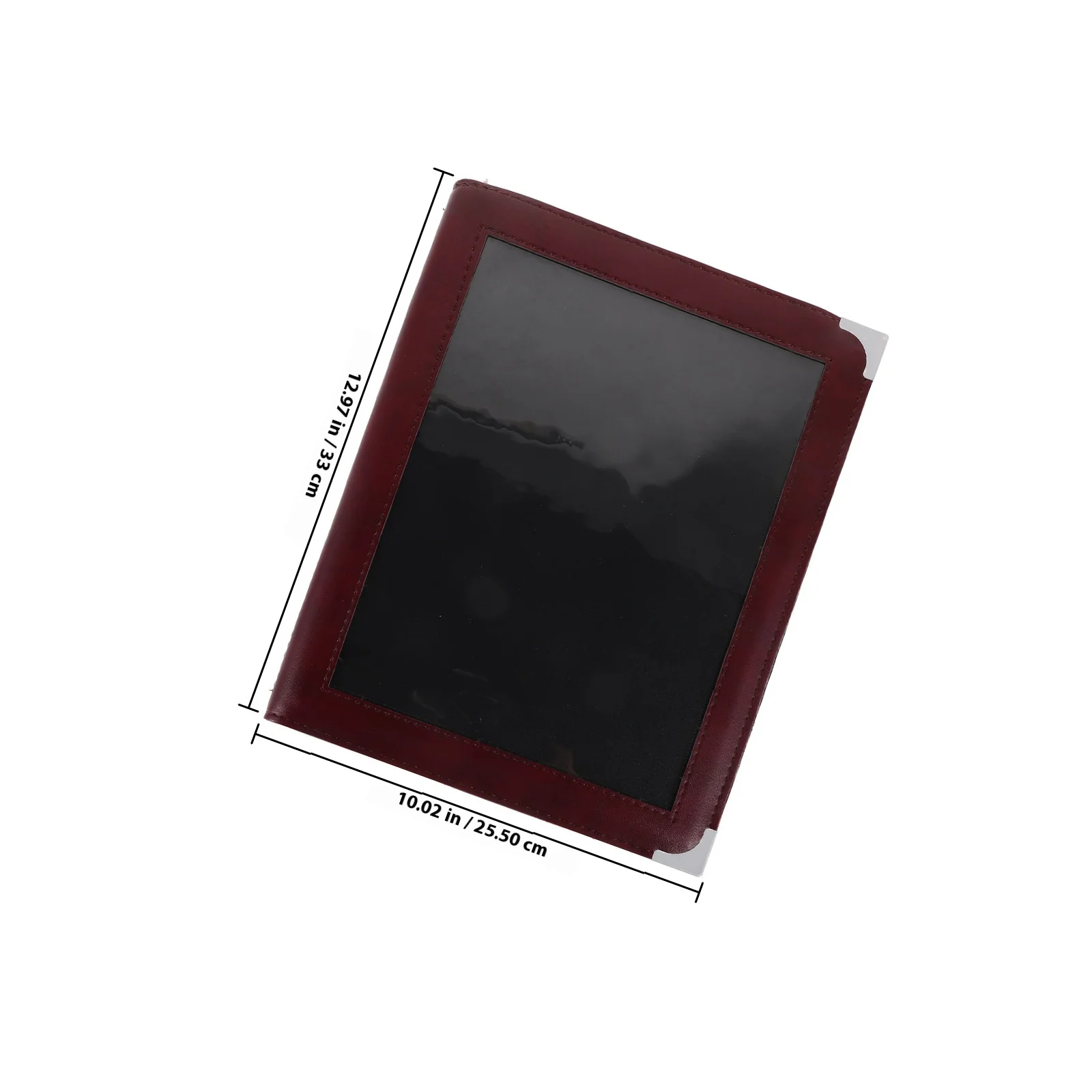 Cubierta transparente para menú de restaurante, soporte transparente para menú de 8 páginas, carpeta reemplazable, organiza menús para cafetería y restaurante