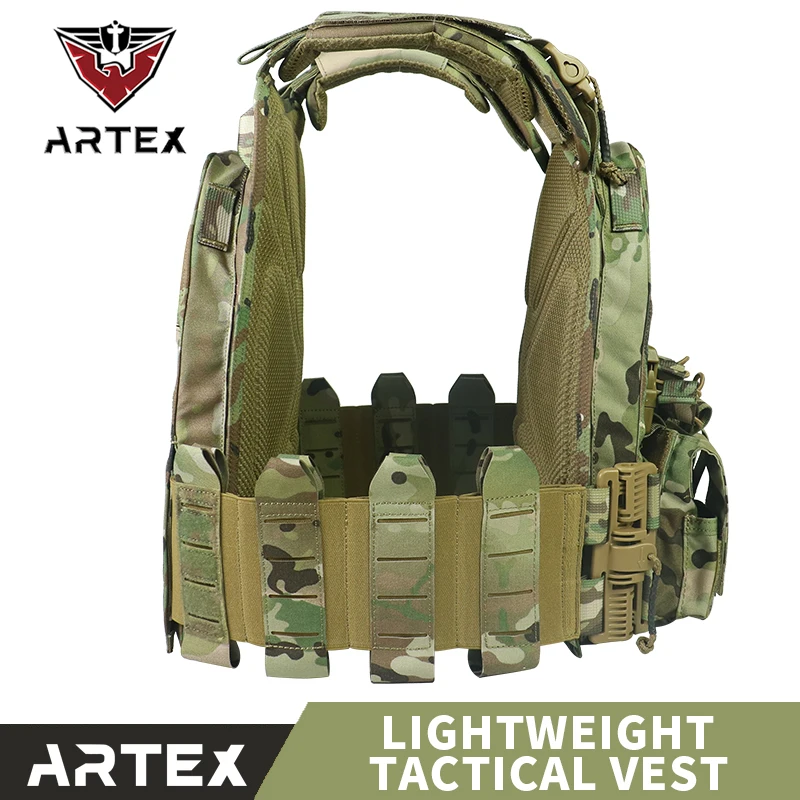 Artex Tactical Vest Outdoor Hunting Protective Adjustable  Airsoft Carrier Combat Army Equipment