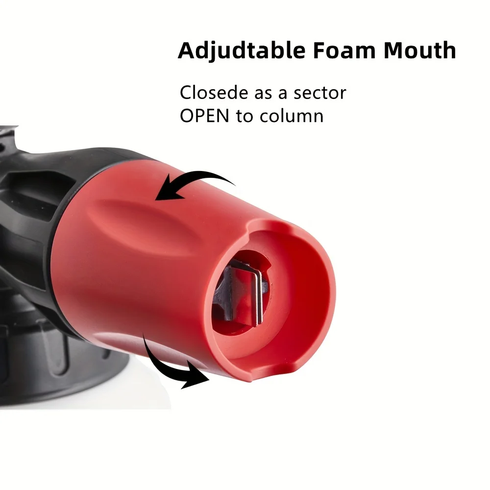 1pc Snow Foam Cannon Lance With 1L Bottle Pressure Washer Car Wash Clear Snow Cannon Big Mouth, 1/4 Quick Connect For Nilfisk image 3