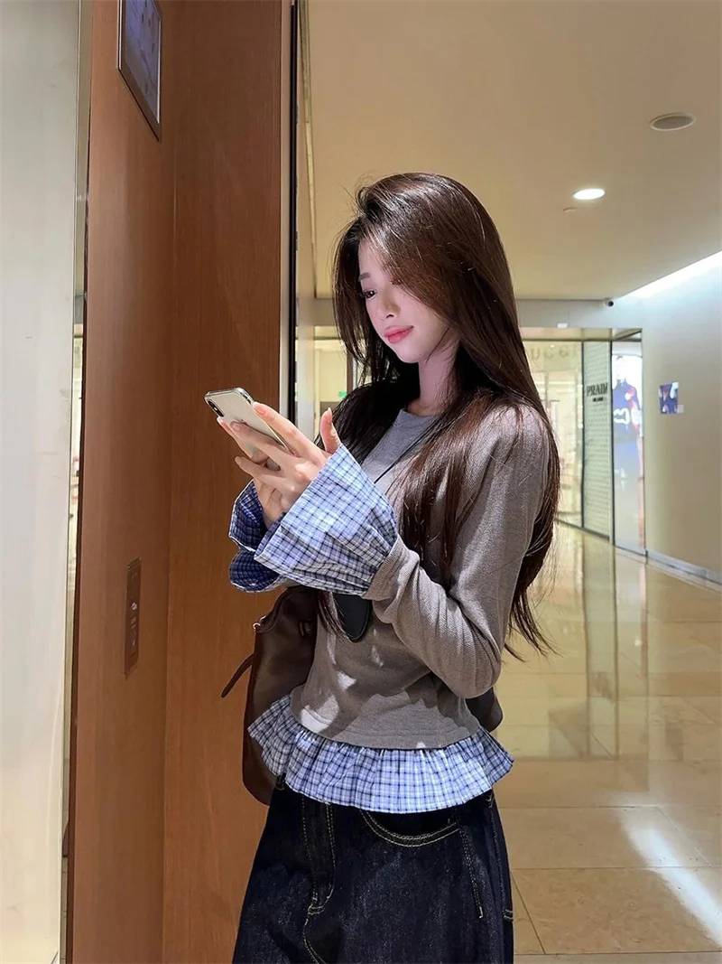 

Long Sleeved T Shirt Baggy Woman Womens Winter Sherpa Lined Stand Collar Thumbhole Detail Windproof Retain Warmth Urban Commuter