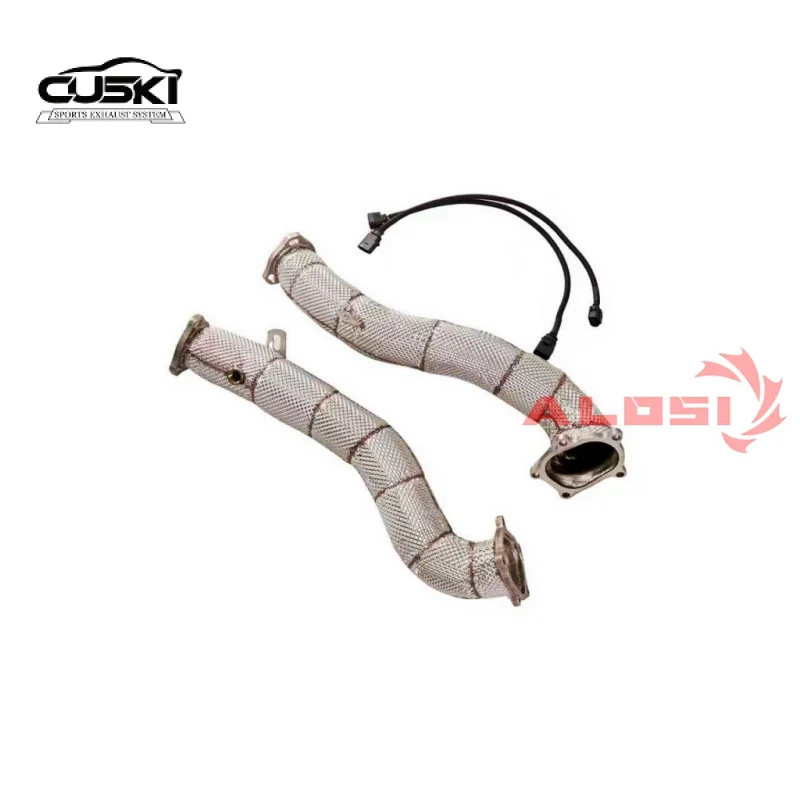 

High-pressure exhaust pipe for Audi S7 S6 C7 4.0T 2012-2015 Free Flowing Downpipe performance Downspout Exhaust system