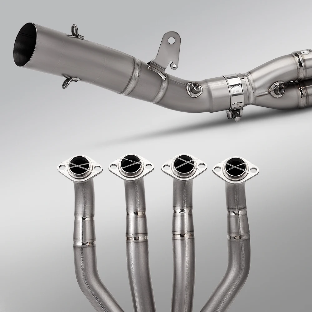 For ZX-6R ZX6R 2024-2026 Motorcycle Full Titanium Exhaust System Escape Modification 60MM Exhaust Pipe