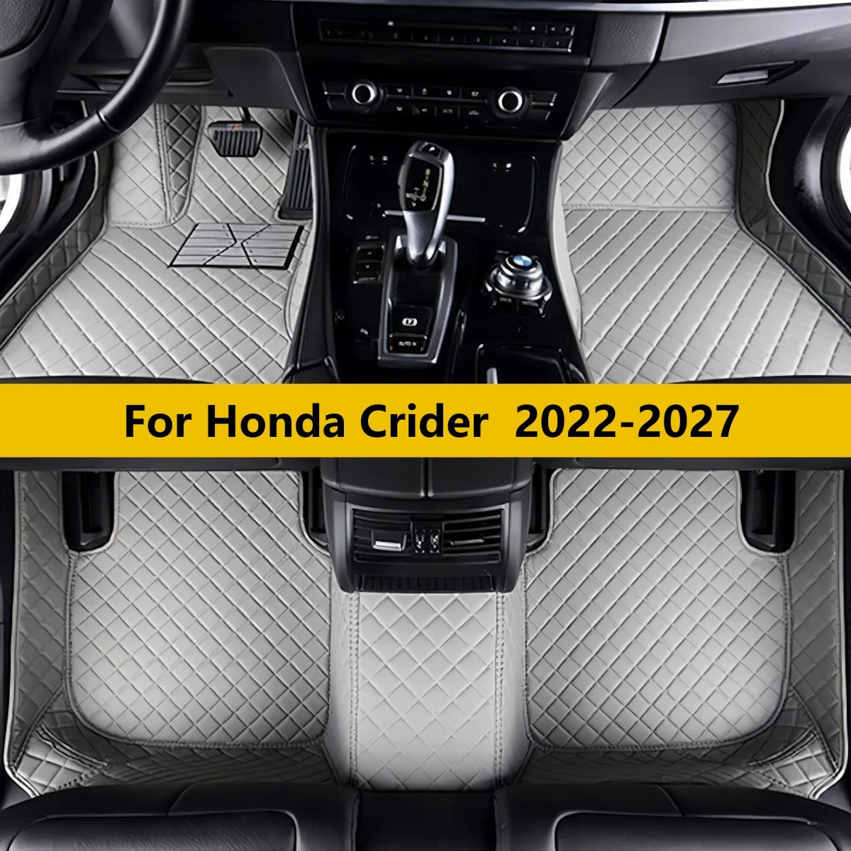 

Custom Leather Car Floor Mat For Honda Crider 2022 2023 2024 2025 2026 2027 Auto Accessories Pads Car Foot Carpet
