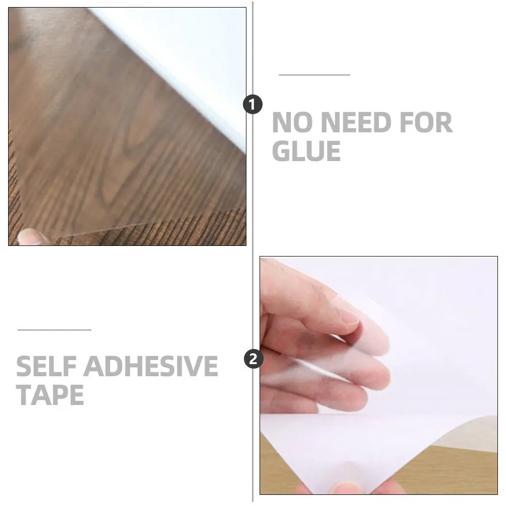 

1 шт. маслостойкая водонепроницаемая самоклеящаяся наклейка для кухни, прозрачная наклейка для кухонных шкафов и пола, легко моется