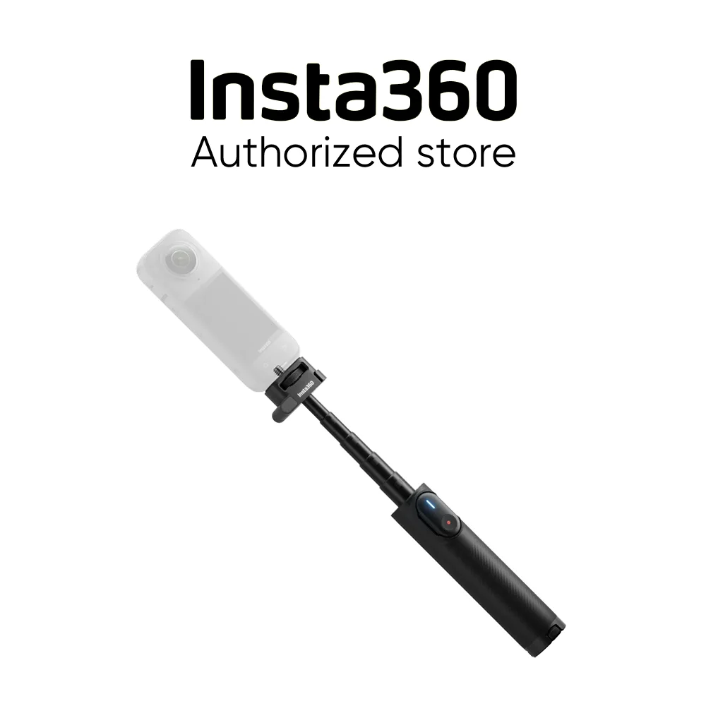 Insta360 Foldable 2-in-1 Selfie Stick Remote Kit (1/4" Mount), Compatibility Insta360 X4