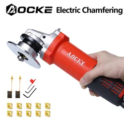 AX10 Series Multifunctional Electric Portable Chamfering Machine Metal Mold Inner Hole Trimmer 45° Straight Edge Chamfer Tool