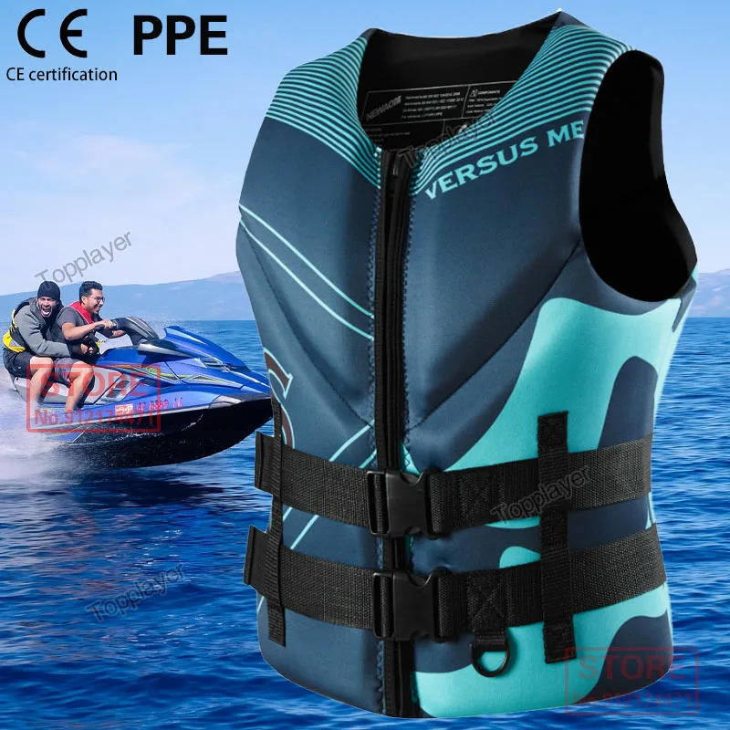 Kamizelka ratunkowa z certyfikatem CE sporty wodne kajakarstwo pływanie Surf dryfująca kamizelka ratunkowa dla dorosłych neoprenowa kamizelka bezpieczeństwa łodzie ratunkowe