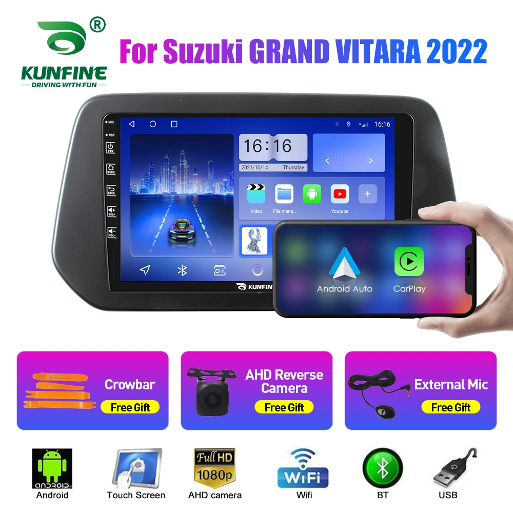 

Автомобильное радио 2Din Android для Suzuki GRAND VITARA 2022, аудио-мультимедийный плеер, Carplay, GPS-навигация, стерео, Android, авто Wi-Fi