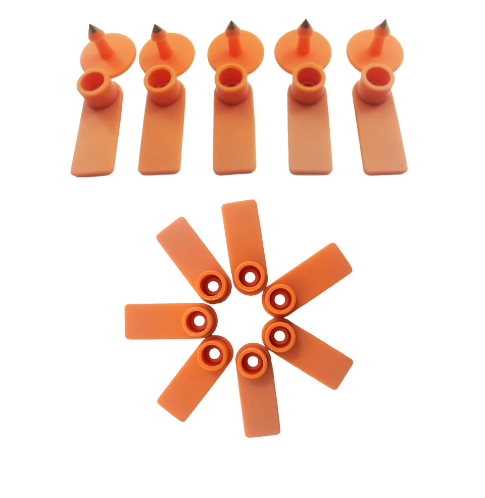 20pcs livestock RFID electronic sheep ear tag 45x17mm long range UHF RFID Passive tag Animal ID ear tag for farm counting