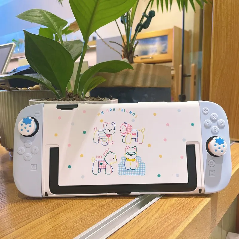 

Original Design Switch 2 Protective Shell Cartoon Cute Polka Dot Puppy Custom Ns2 Storage Bag Anime Game Peripheral