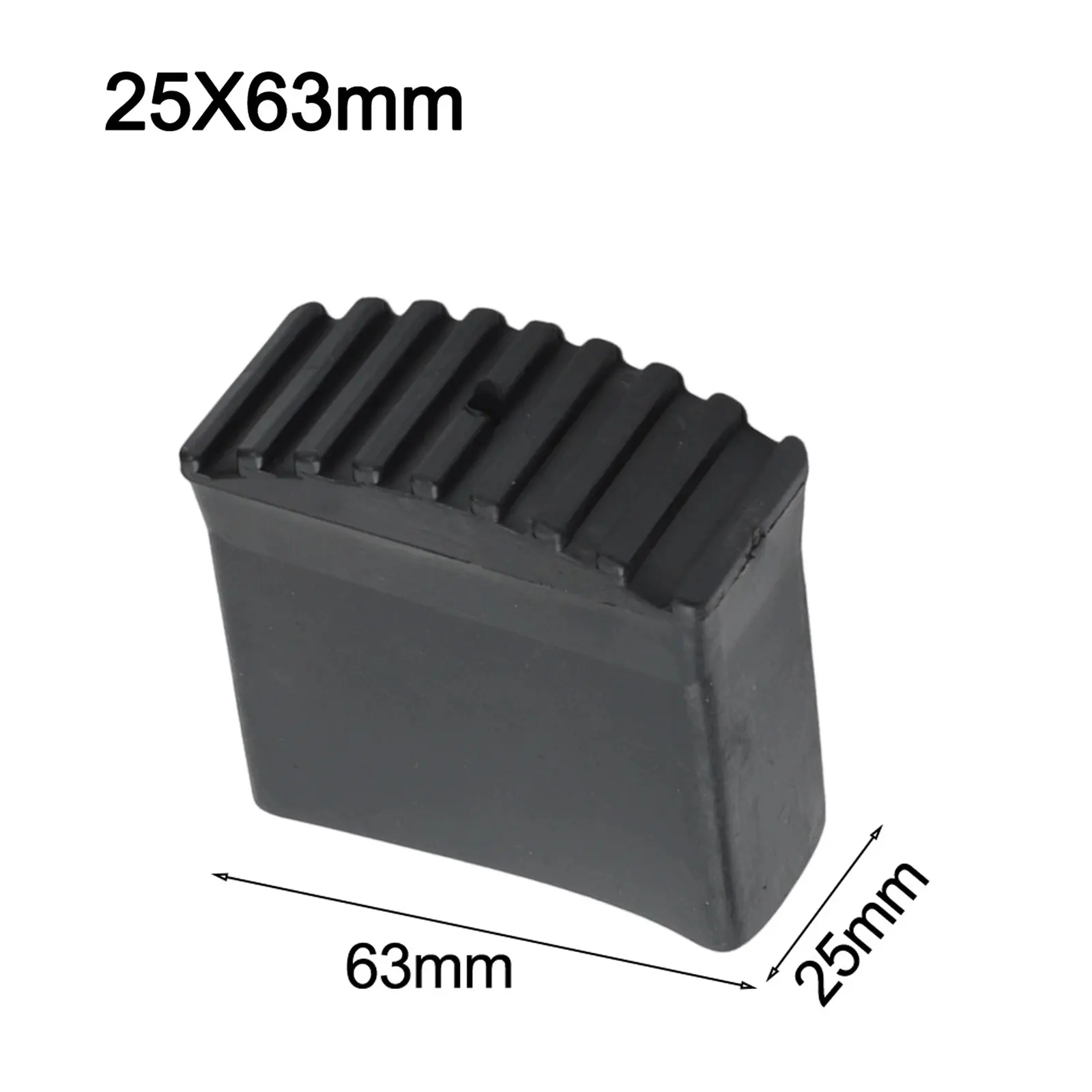 Pack of 4 Replacement Rubber Feet for Aluminium and Wooden Ladders with Thickened Design for Stability and Safety