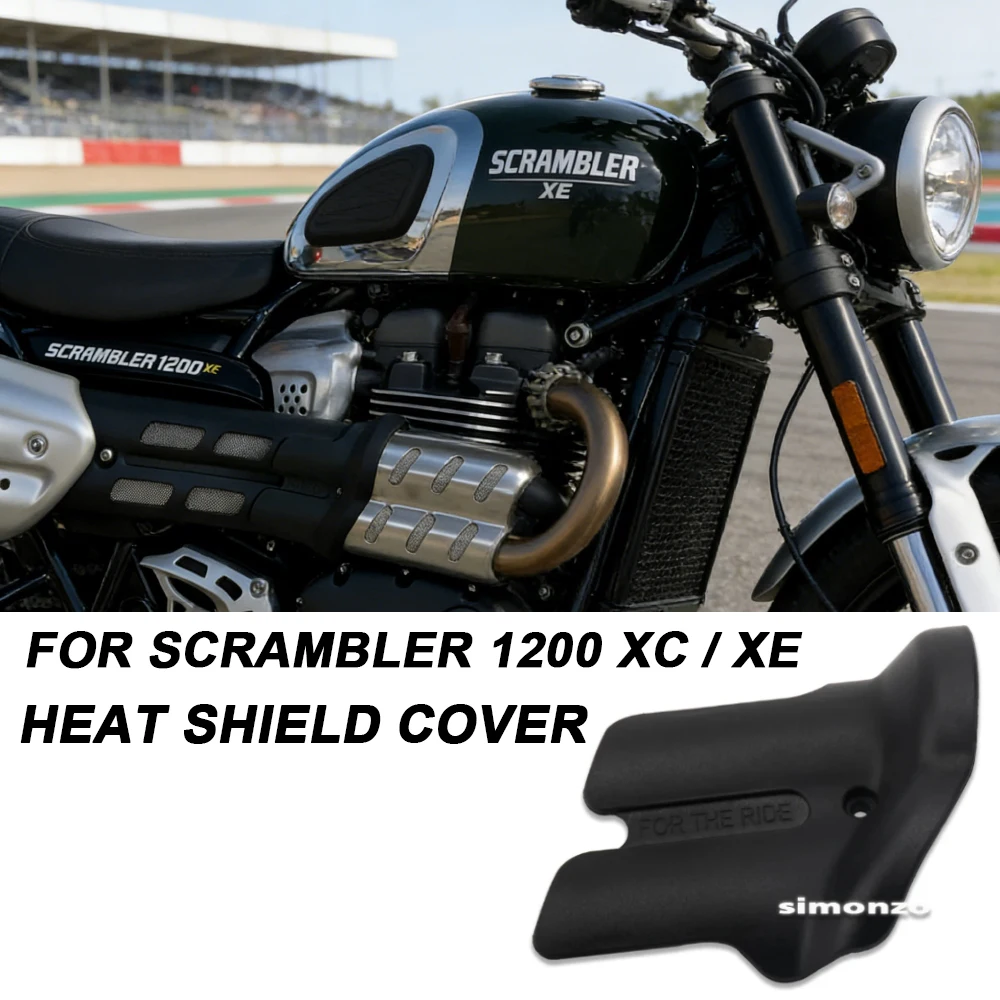 

Motorcycle exhaust heat shield for Triumph Scrambler 1200 XC/XE modified anti-scalding film