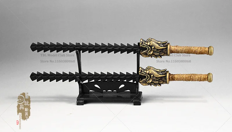 1/6 مقياس الذكور سلاح صغير اللعب السيف قواطع تشين تشيونغ العدالة الولاء محاكمة ل 12 بوصة عمل الشكل الجندي المشهد الدعائم