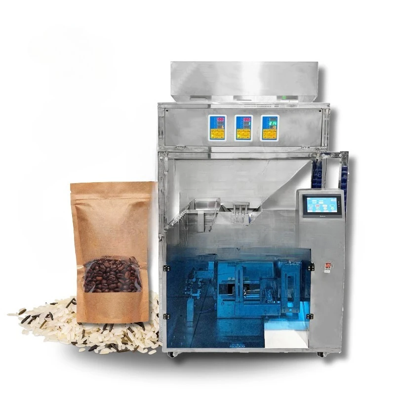 Industrial Fully Automatic Filling & Sealing Pouch Machine for Granule Confectionery Pet Food & Agricultural Seed Packaging