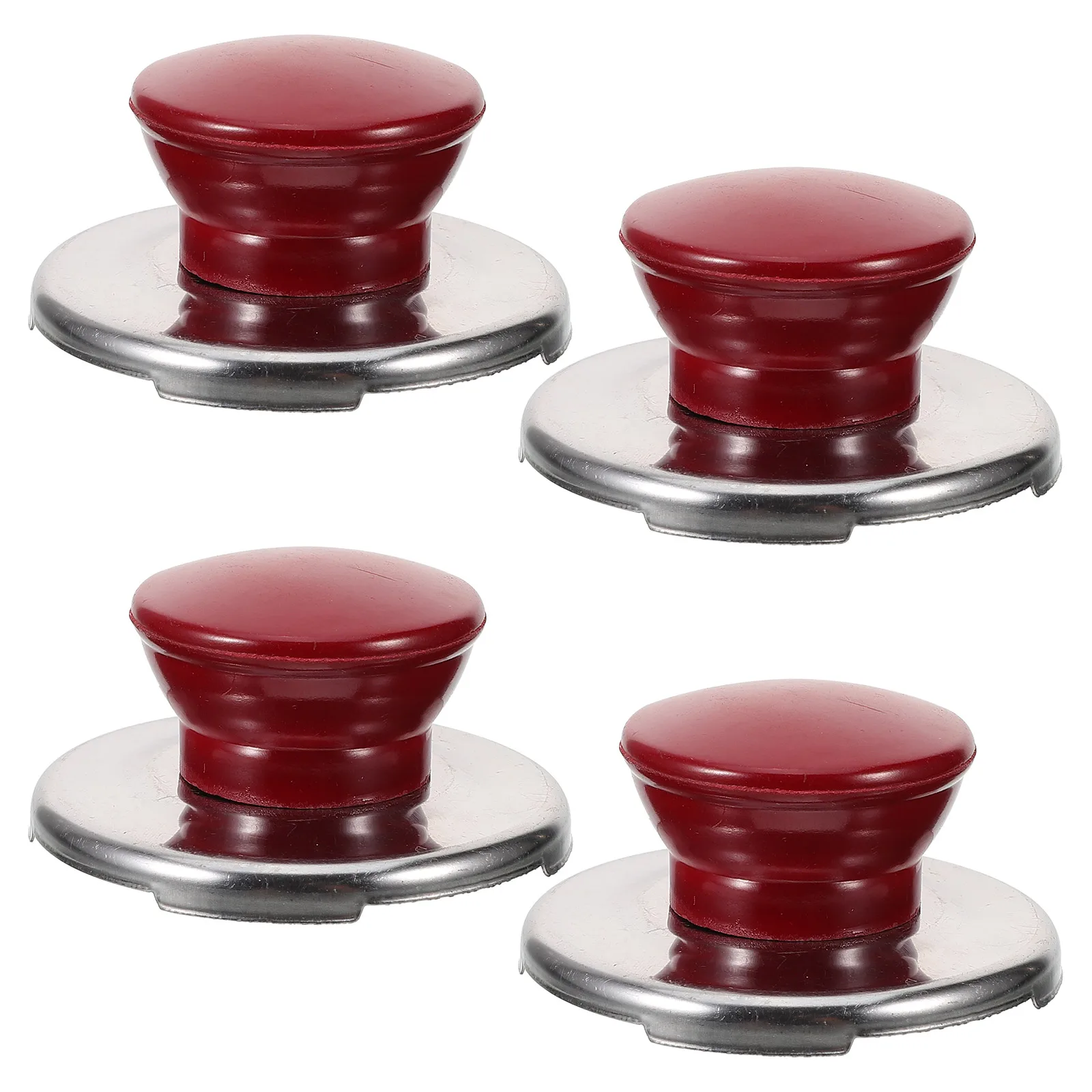 

4 Pcs Pot Lid Knob Whistling Kettle Kit Boil Water Handle Hat Teapot Cover Stainless Steel Reusable Kitchen Gadget