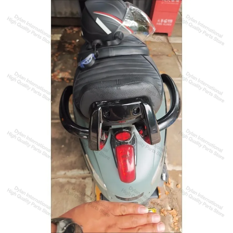 For QP150T-C Motorcycle Rear Backrest Combination Modification Seat Rear Backrest Cushion Rear Tail Wing Waist Cushion