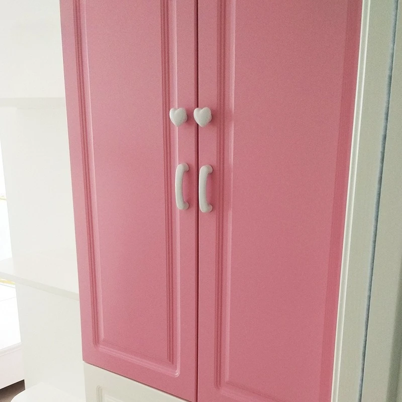 96-hole distance cartoon children's color ceramic pull handle for drawer wardrobe shoe cabinet desk door small handle